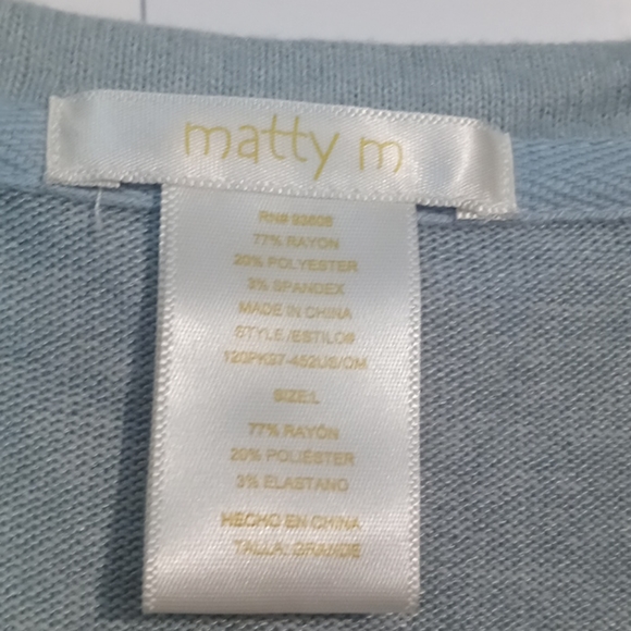 Matty M Ladies' Cozy V-Neck Top - Picture 5 of 5
